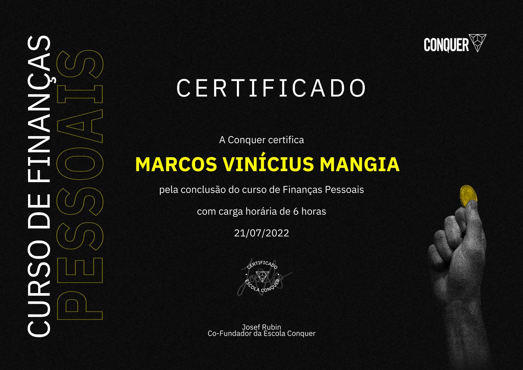 Certificado de Finanças Pessoais